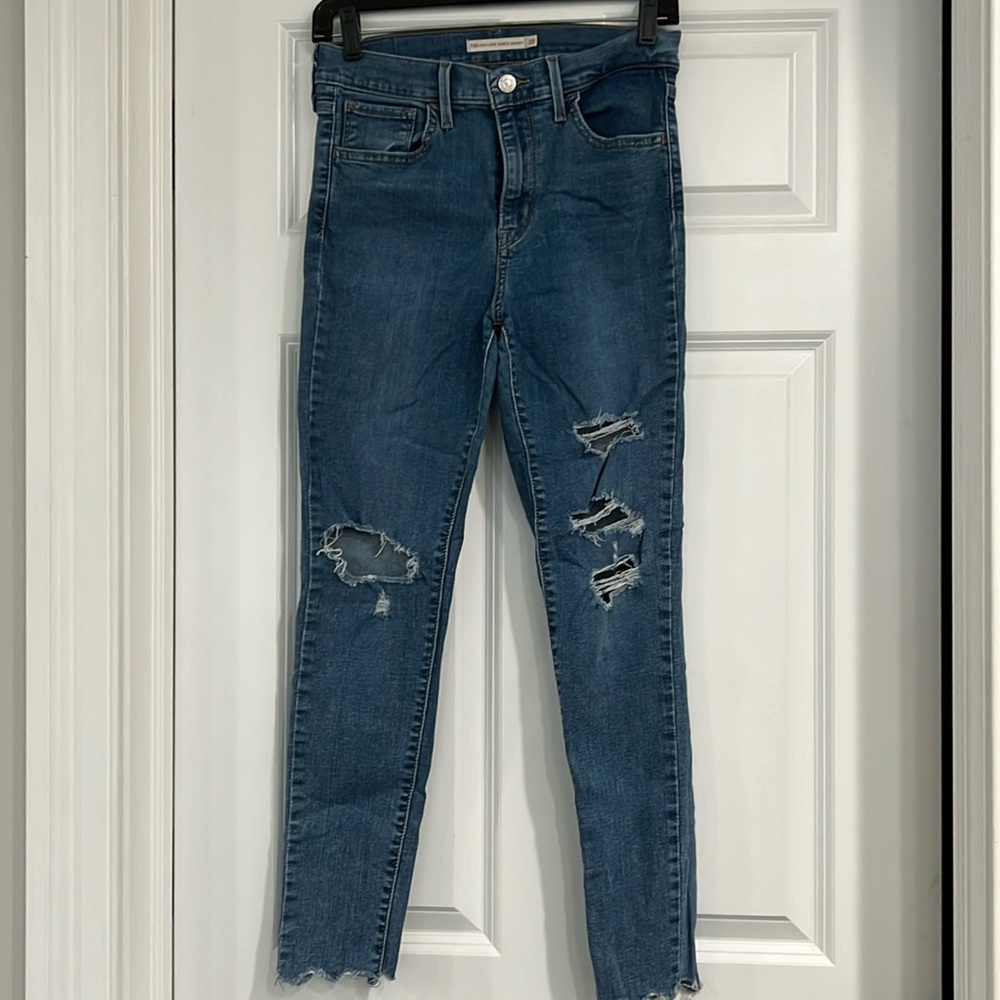 Levi’s high rise super skinny